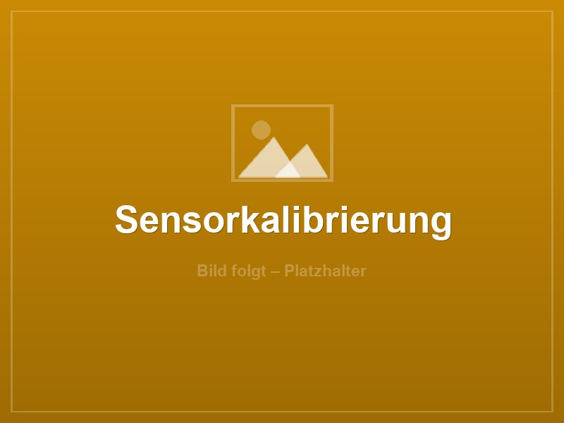Sensorkalibrierung